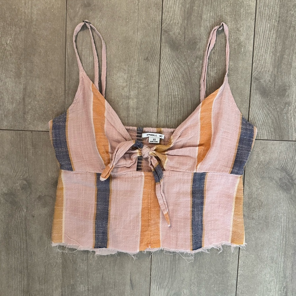 O’Neill Women’s Striped Crop Top size XS
